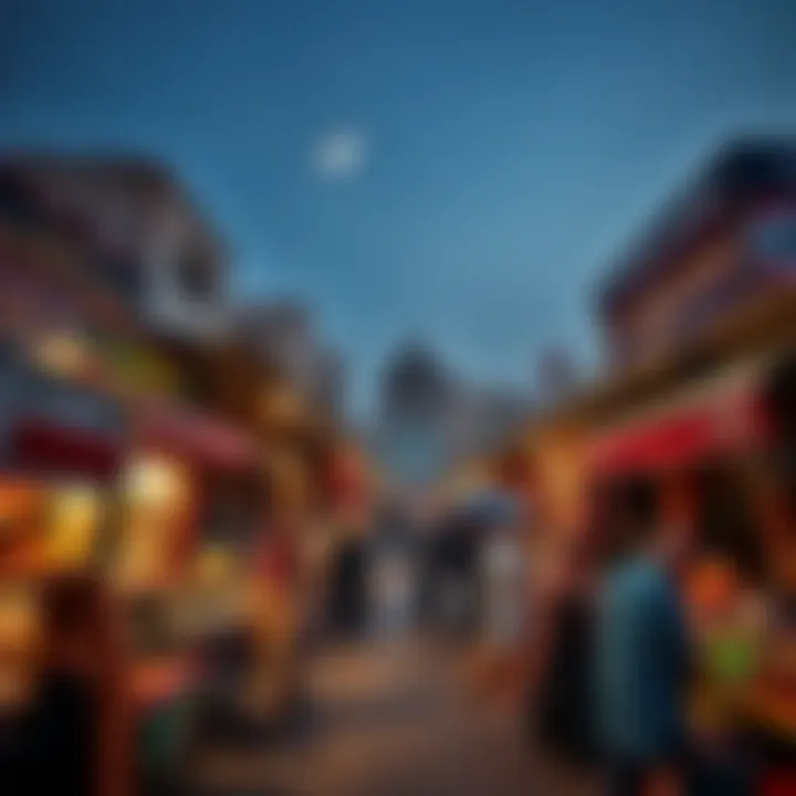 Cultural market in Deira bustling with activity