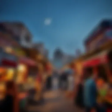 Cultural Market in Deira Cultural market in Deira bustling with activity