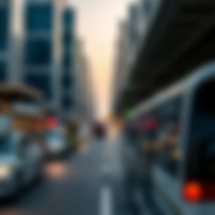 Public transportation options available in Deira