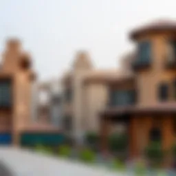 A scenic view of Deira showcasing traditional architecture