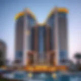 Stunning architectural view of The Atria in Business Bay