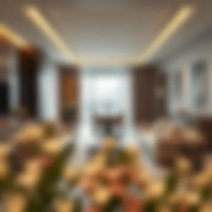 Sophisticated interiors of a luxurious apartment at Danube Elitz 3