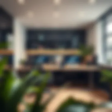 Modern workspace setup