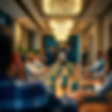 Networking event at DMCC