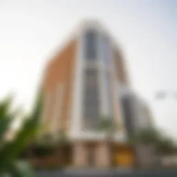 Stunning exterior view of Al Moosa Tower 1 showcasing its architectural brilliance