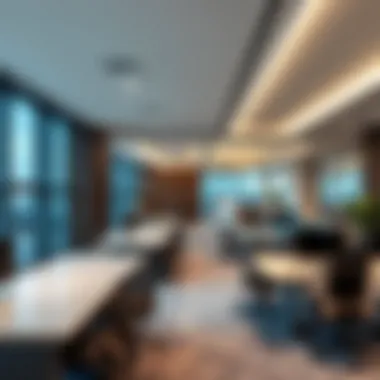 Modern Office Interior in Al Moosa Tower 1 Luxurious office interior highlighting modern design and functionality