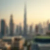 Stunning skyline of Dubai showcasing luxury properties