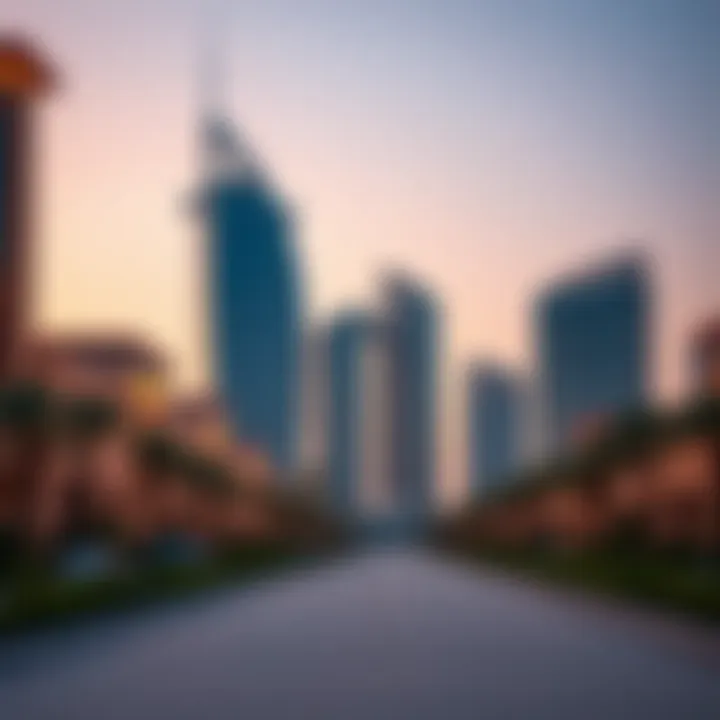 Architectural highlights of the Palm Strip's skyline