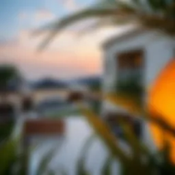 Scenic view of Villanova's residential architecture