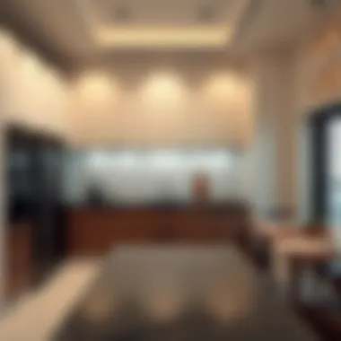 Modern Kitchen Design in Al Qusais Villas Modern kitchen design in Al Qusais villas