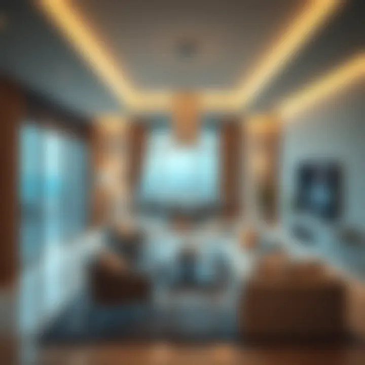 Spacious and elegant interiors of a Wasl Aqua residence
