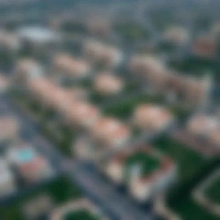 Aerial Shot of Residential Properties in Westzone Aerial shot of residential properties in Westzone highlighting investment opportunities