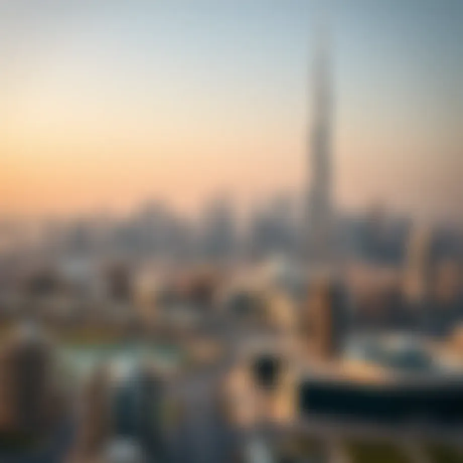 Panoramic view of Dubai's skyline showcasing contemporary architecture