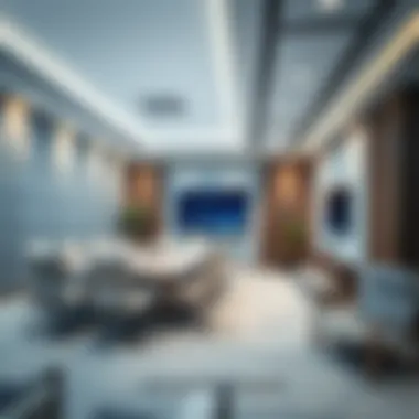 Interior view of a conference room at Fast Business Center