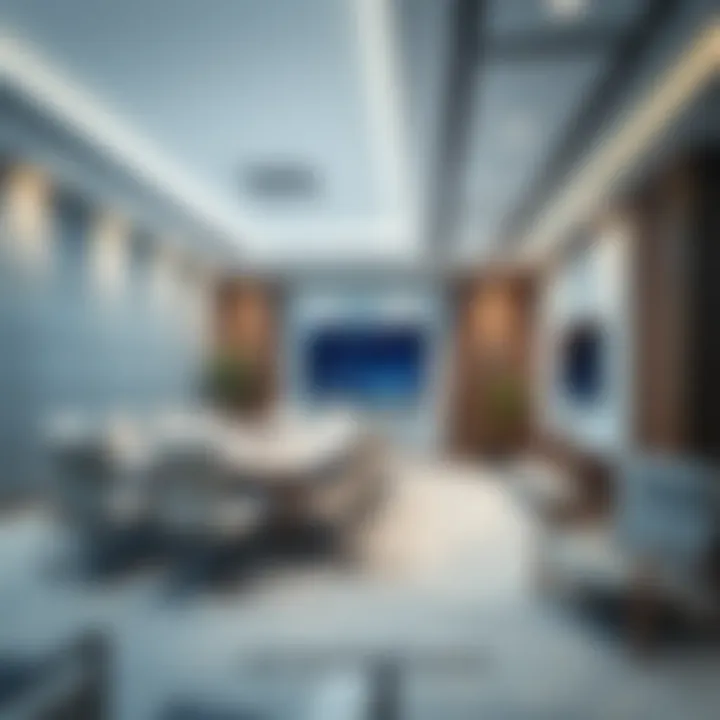 Interior view of a conference room at Fast Business Center