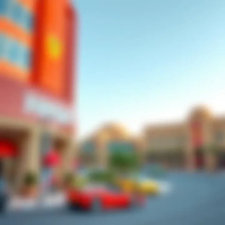 Cultural landmarks within Ferrari City embodying its racing heritage