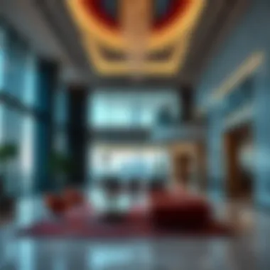 Interior design elements reflecting luxury and modernity