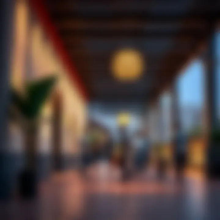 Vibrant community spaces in Gate Village 4