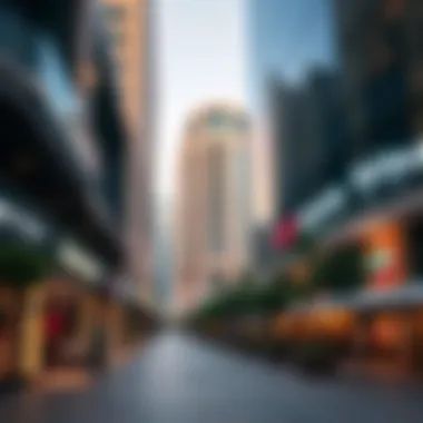 Vibrant Lifestyle and Amenities near Grand Avenue Building Vibrant lifestyle scenes surrounding the Grand Avenue Building with shops and cafes