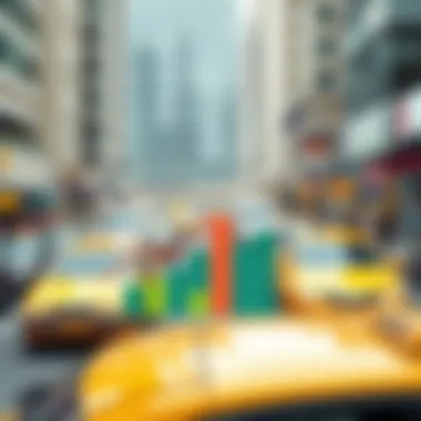 Comparative Analysis of Taxi Services Graph comparing traditional taxis and app-based services