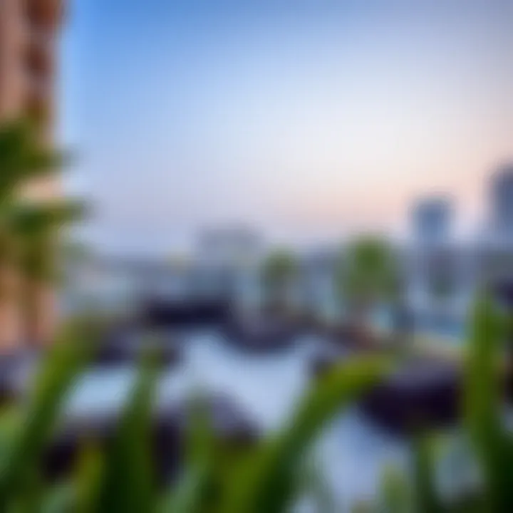 Outdoor Leisure Area of Holiday Inn Suites Outdoor leisure area at Holiday Inn Suites Dubai Science Park