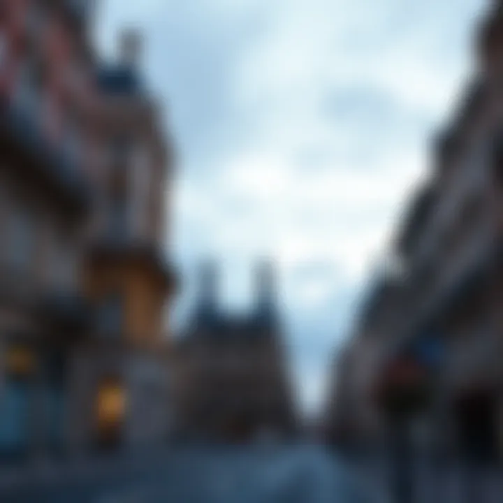 Architectural landmarks in International City France illustrating regional influences