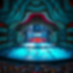 The breathtaking stage of La Perle showcasing aquatic performances