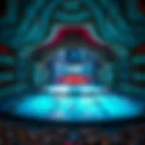 Aquatic Marvels of La Perle The breathtaking stage of La Perle showcasing aquatic performances