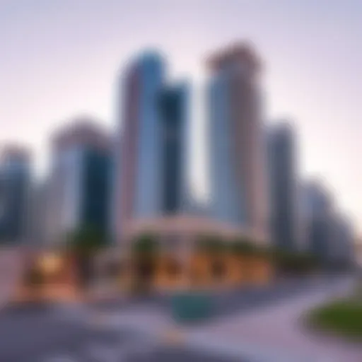 Modern architectural design of Lana Business Bay