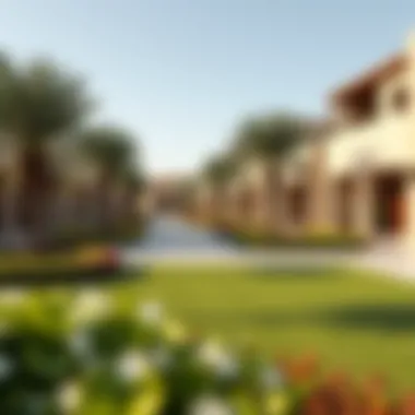 Exclusive Community Amenities Surrounding Maha Townhouses Community amenities like parks and recreational spaces in Maha Townhouses