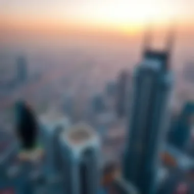 Panoramic view from the rooftop of Mamzar Tower 2
