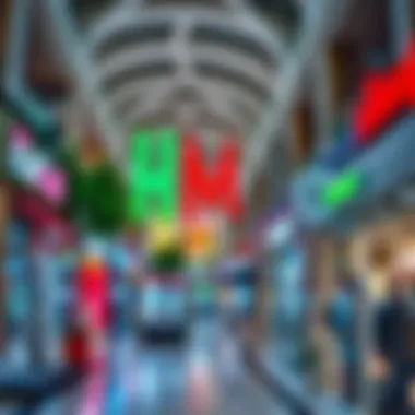 Diverse Retail Offerings at Manar Mall Vibrant shopping area within Manar Mall filled with diverse retail options