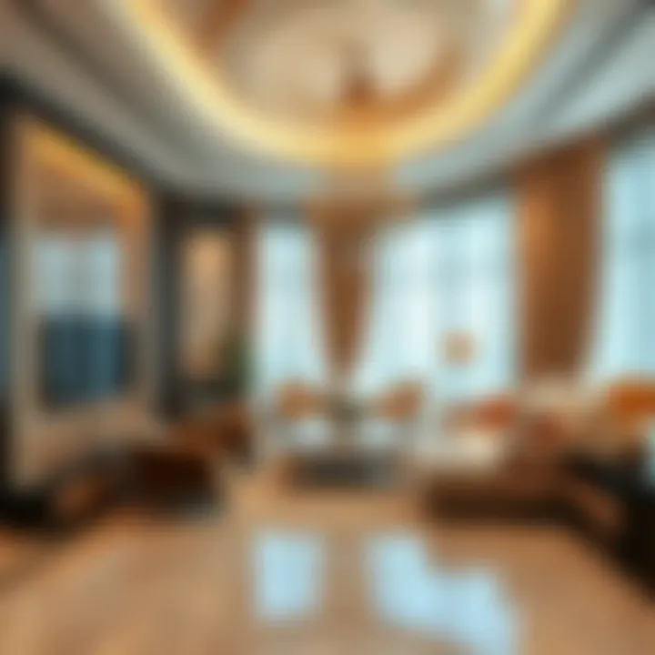 Exquisite interior of a high-end property in Dubai