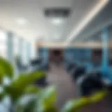 Interior view of a modern medical fitness center showcasing advanced equipment and facilities