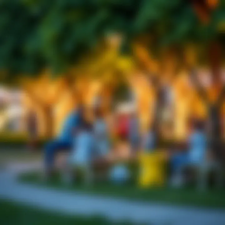 Community Lifestyle in Creek Harbour Vibrant community activities in a park setting within Creek Harbour