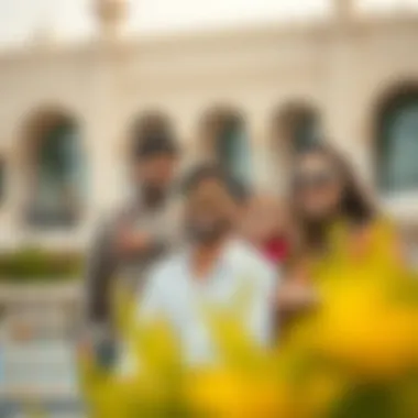 Expatriate family exploring Dubai