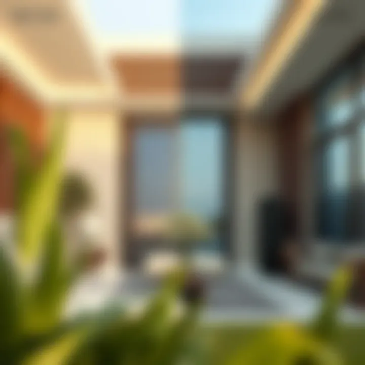 Transformative Renovation Results Before and after comparison of a renovated property in Dubai