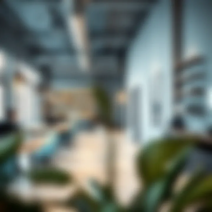 Innovative Design in Renovation Modern renovation workspace showcasing innovative design elements