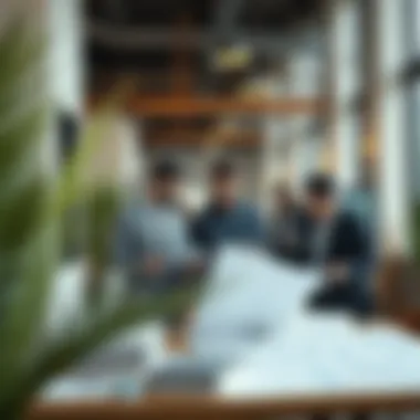 Strategic Planning in Renovation Projects Team of professionals discussing renovation plans and strategies