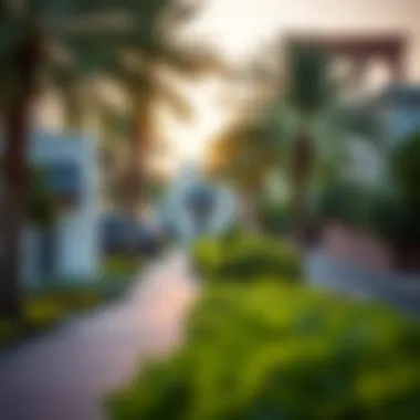 Vibrant neighborhood featuring parks and leisure areas