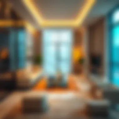 Luxury apartment interiors representing high-end living in Dubai