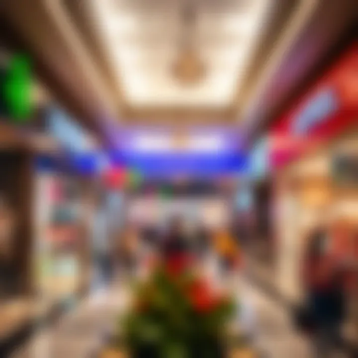Vibrant shopping experience inside Oasis Mall Centrepoint with diverse retail options