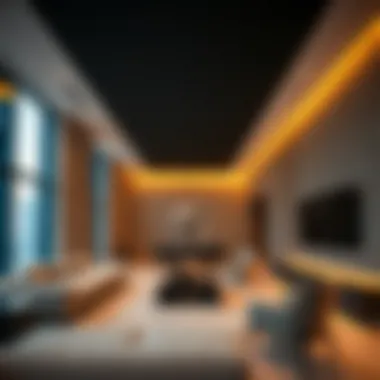 Interior design of a residence in One by Omniyat emphasizing modern aesthetics