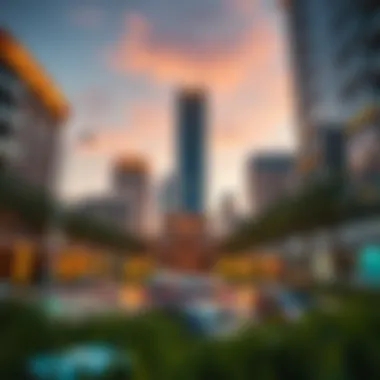 Stunning architectural view of Park Central