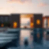 Conceptual illustration of marina partition design