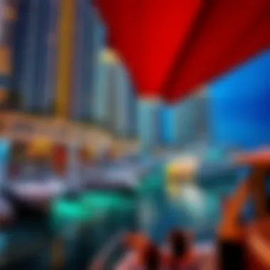 Vibrant lifestyle surrounding Princess Tower Marina