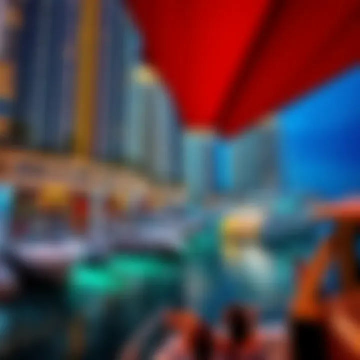 Vibrant lifestyle surrounding Princess Tower Marina