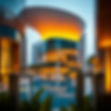 Innovative Design of Radiant Square Architectural marvel of Radiant Square showcasing its innovative design