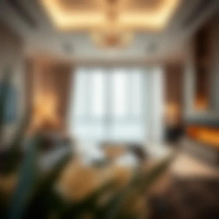 Luxurious interior design of a Rahaba Residence apartment