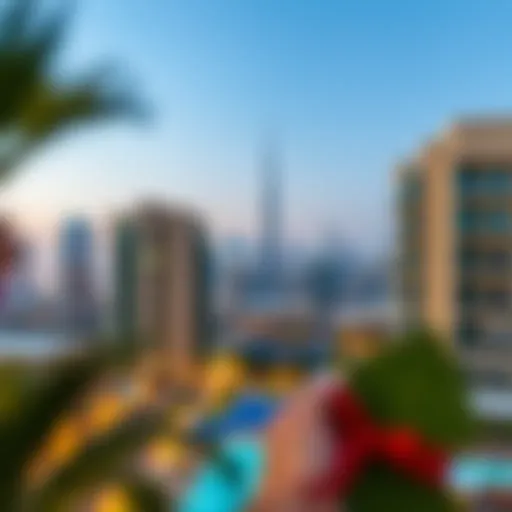 Stunning skyline view of Rahaba Residence